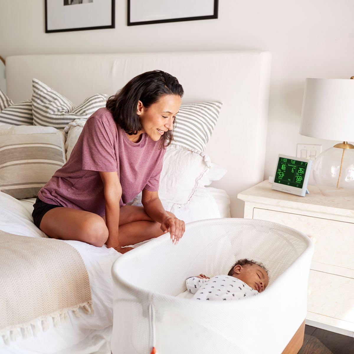 Glow Perfect Sleep Sensor - Baby Room Monitor, Temperature & Humidity Sensor, Sleep Suit for Newborn to Toddler