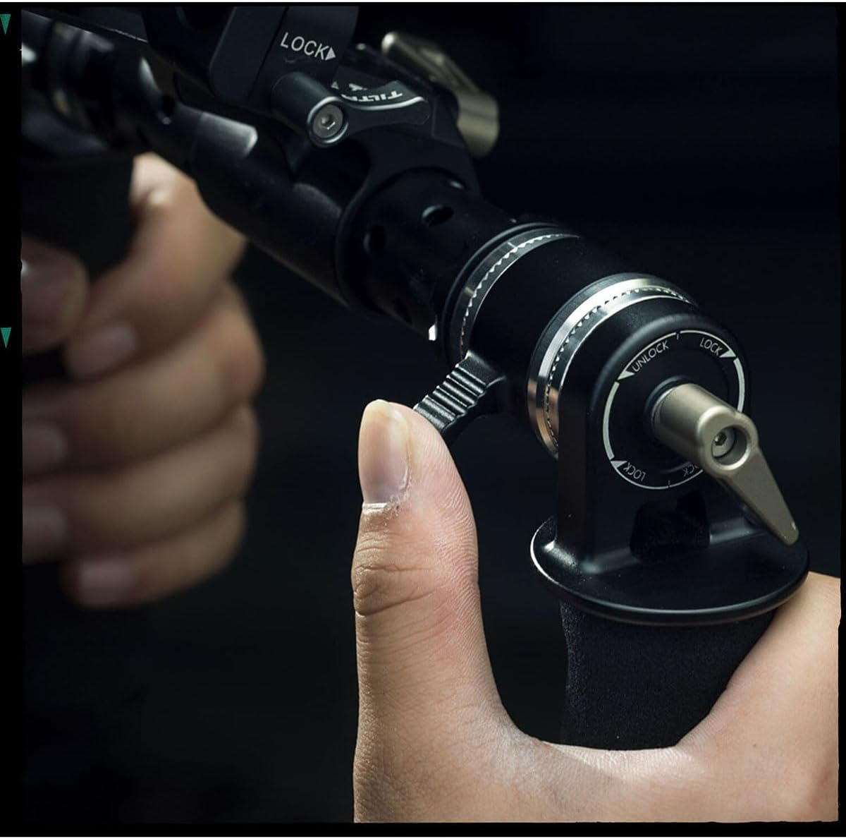 Tilta Quick Adjust Rosette Adapter - Black | Secure Connection | Compatible | Enhanced Comfort | Durable & Lightweight (Pair) image number 5