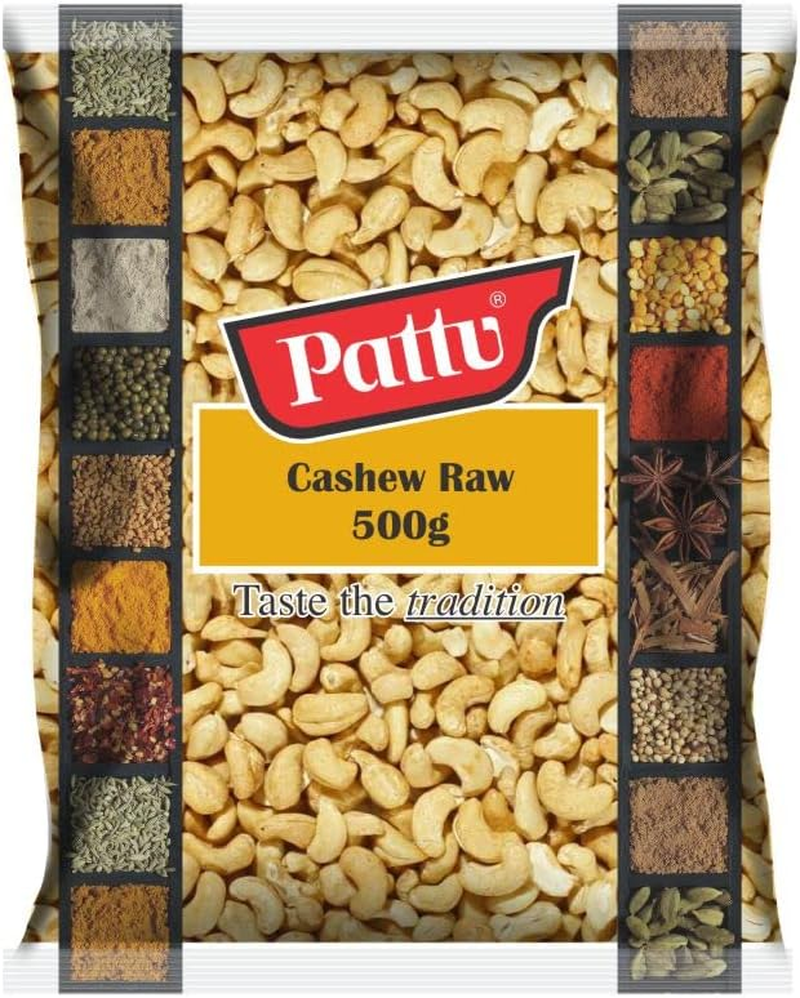 Pattu Whole Raw Cashew, 1 Kg