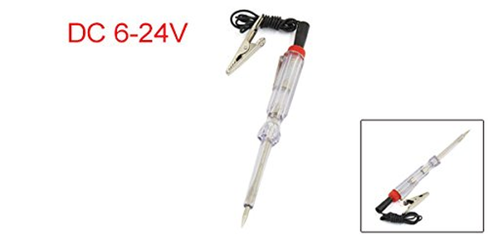 Uxcell Circuit Tester 6-24V Voltage Electrical Car Automotive Light Probe Pen