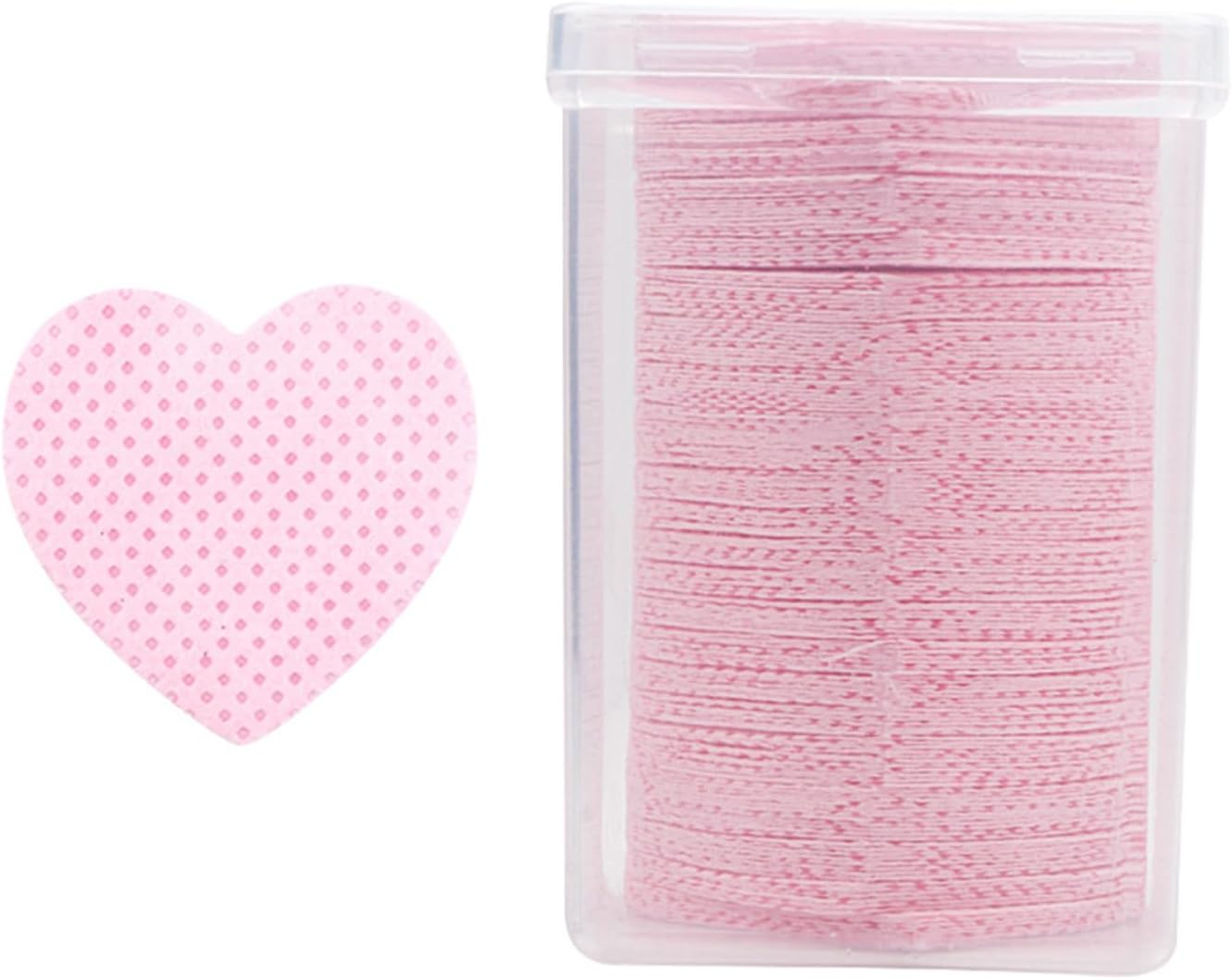 Lint Free Nail Wipes, 200 PCS Non-Woven Fabric Nail Cleaning Pads Pink Lash Extensions Glue Cleaning Wipes Nail Salon Supplies (200 PCS) (Blue)