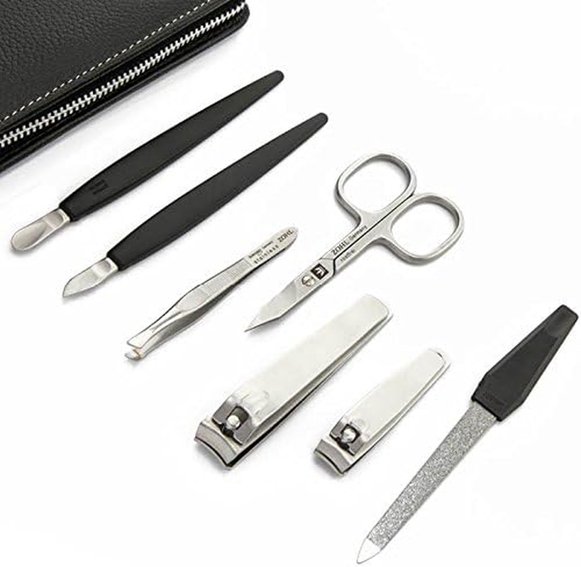 ZOHL Germany Nail Clippers Leather Set 7 Pc Manicure Set (ZO1416) image number 3