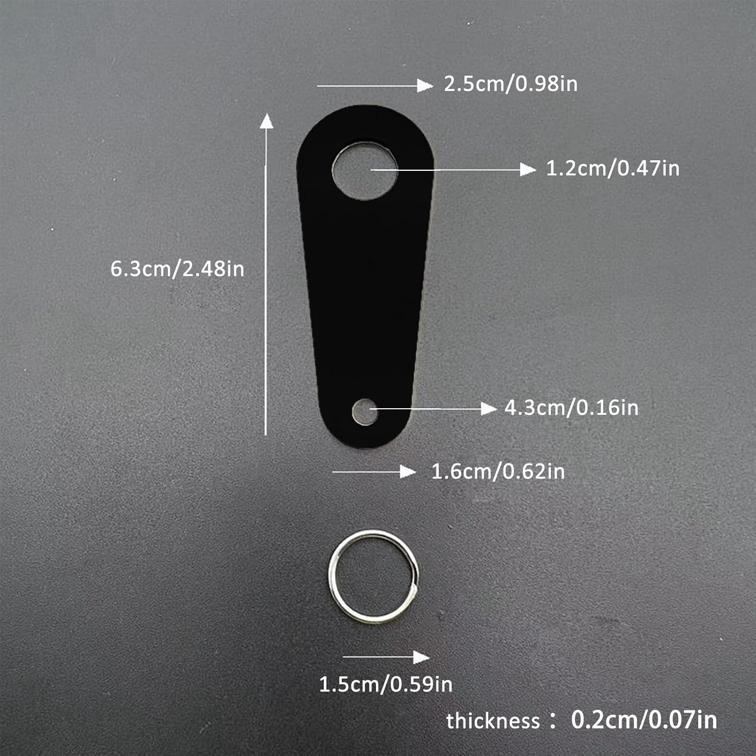 Motor Bell Hangers and Split Rings - Bells Accessory and Key Chain for Luck Motorcycle Accessories | Motorcycle Accessories Fits for Any Bells