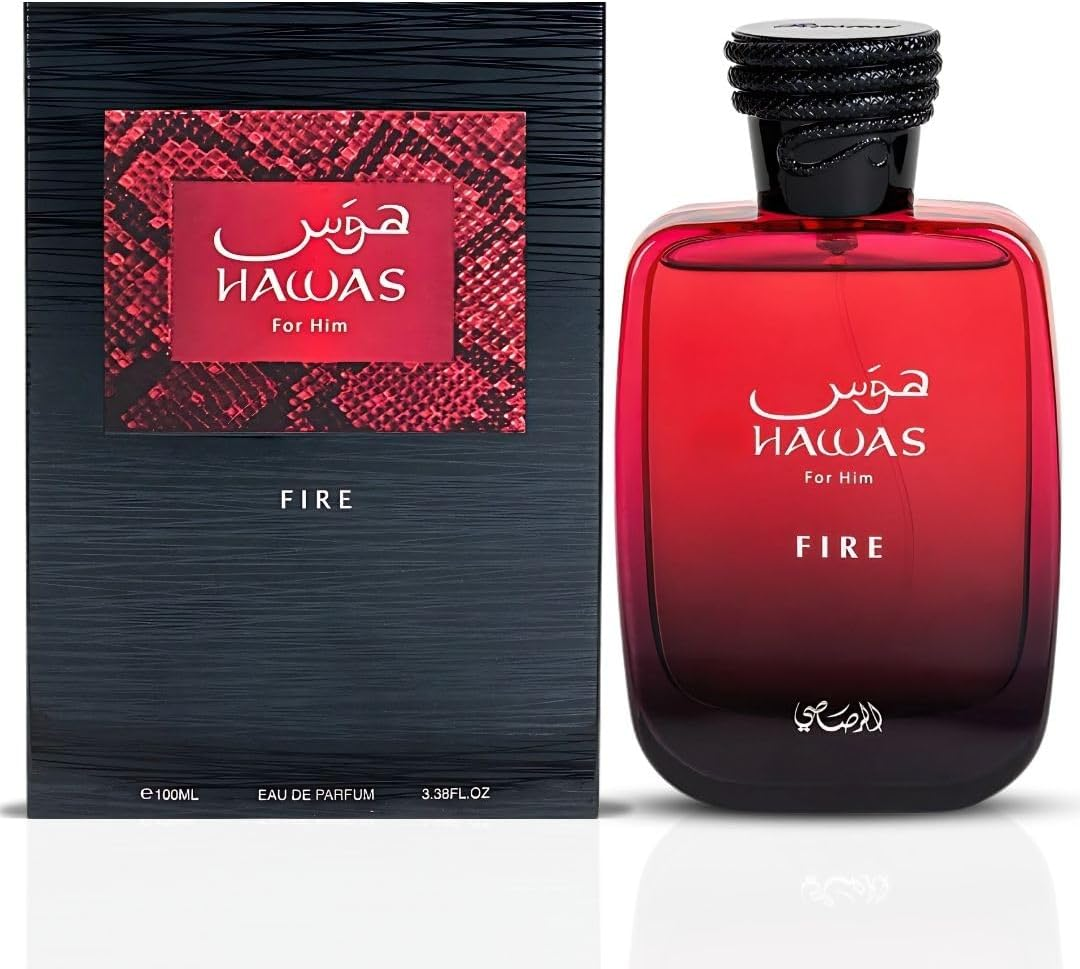 RASASI Hawas Fire for Him Eau De Parfum Spray 100ML (3.4 OZ) Ignite Your Inner Passion with a Bold and Fiery Essence&mdash;Experience a Long Lasting & Luxurious Masculine Scent image number 4