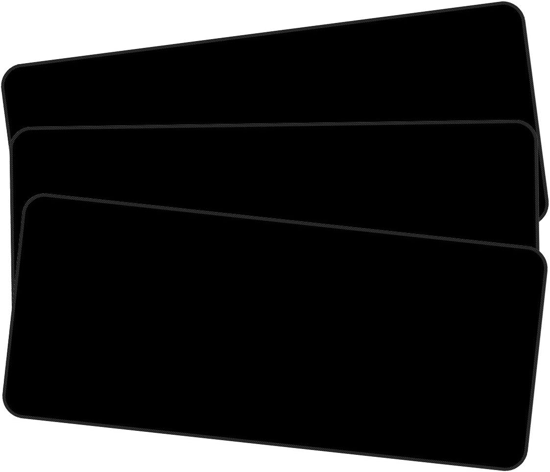 Large Gaming Mouse Pad with Nonslip Base|Extended XXL Size, Heavy|Thick, Comfy, Waterproof & Foldable Mat for Desktop, Laptop, Keyboard, Consoles & More|Enjoy Precise (Black)