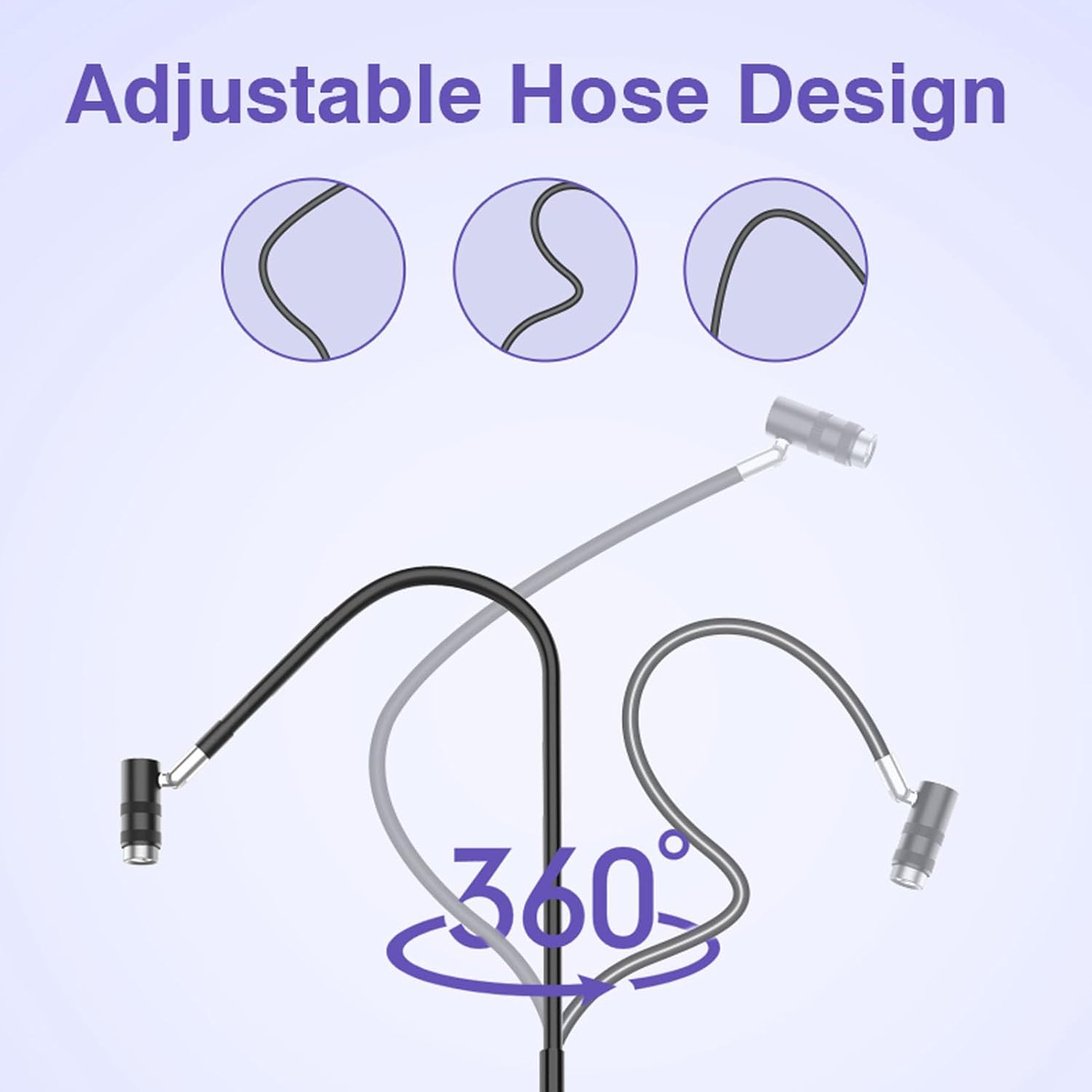 6W UV Nail Lamp with Foot Pedal, LED Floor Lamp Fast Curing Nail Dryer, for Salon & Home, 5 Levels Dimming image number 4