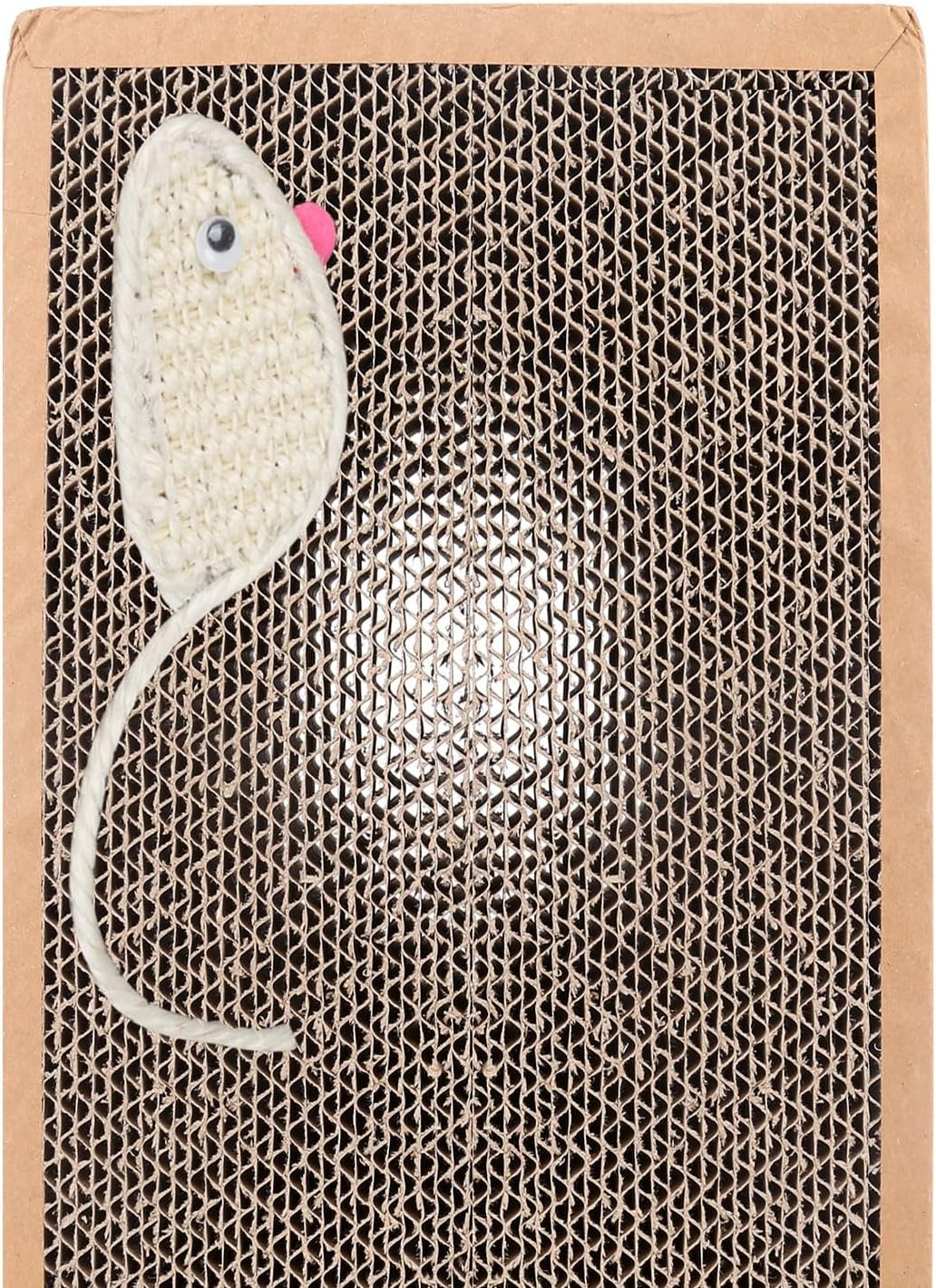 Patapalooza Cardboard Cat Scratching Post - Environmentally Friendly Material, Interactive Design, Promotes Play and Relieves Cat Stress, Ideal for Claw Sharpening.