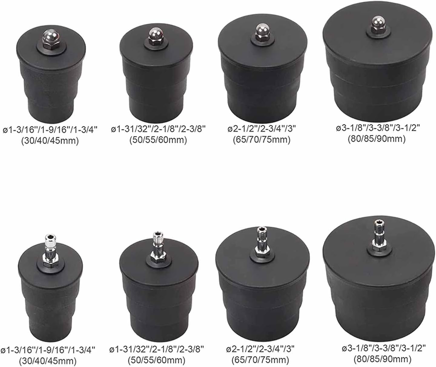 9Pcs Turbo System Leakage Tester Set, Turbo Boost Leak Tester Kit with Pressure Gauge, Turbocharger Air Pressure Boost Leak Test Kit, Turbo System Boost Pressure Leakage Tester image number 1