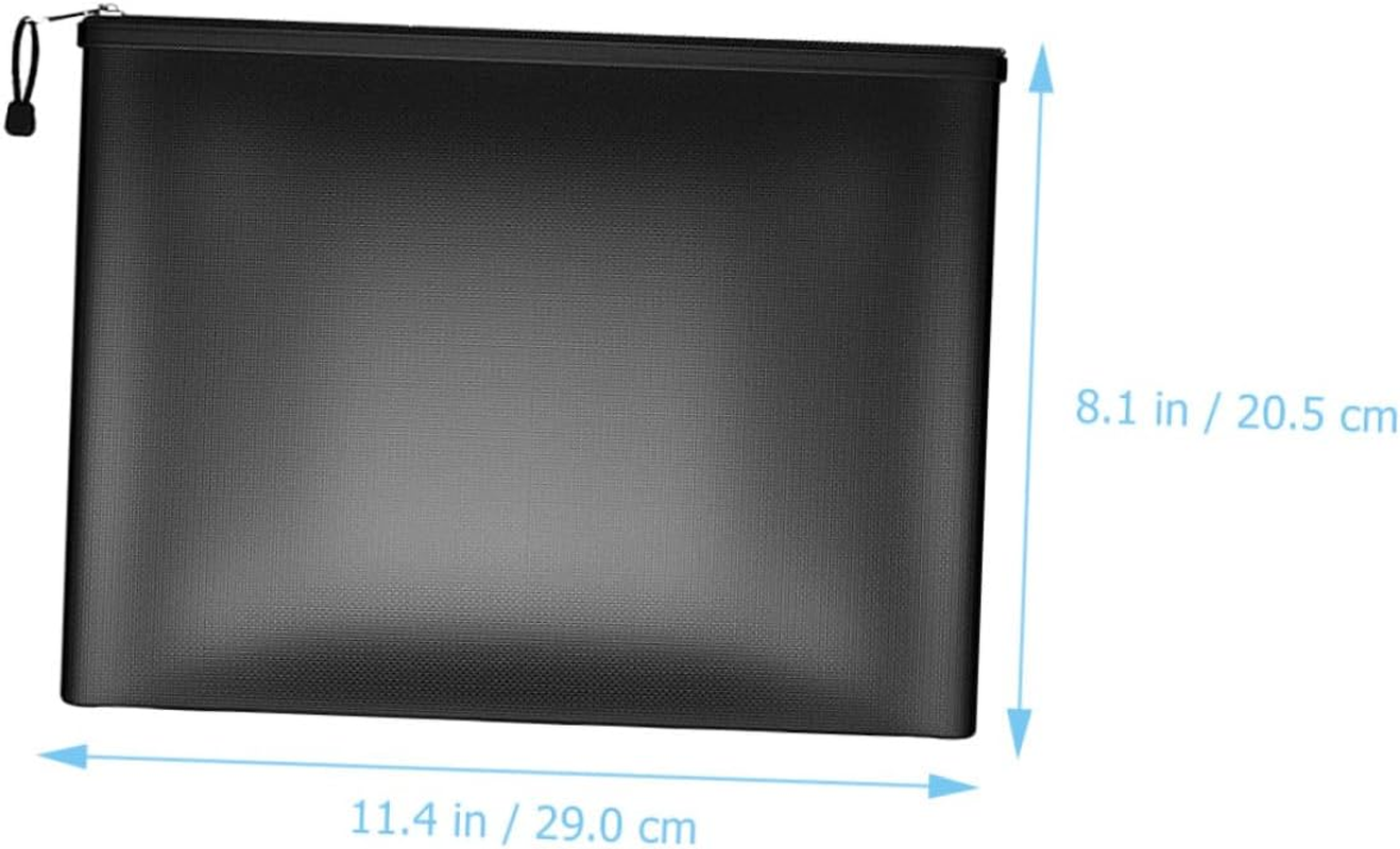 Jojofuny Fireproof Waterproof Document Bag 29X20.5Cm Fireproof Money Bag for Office Home