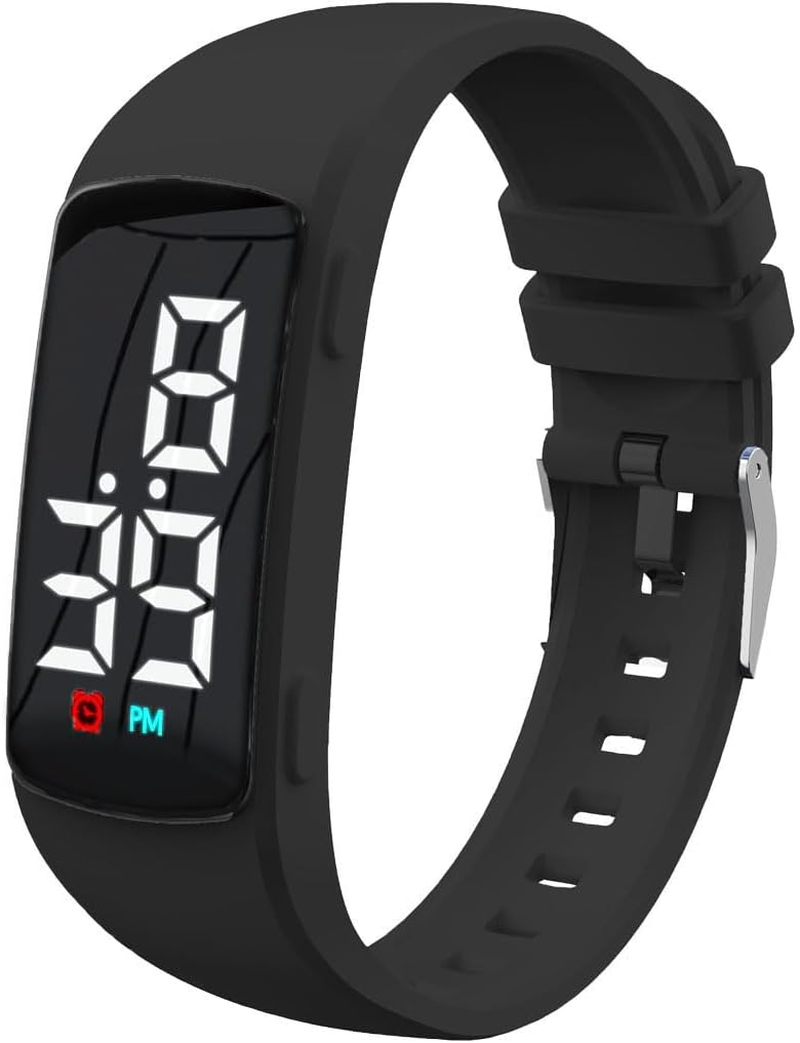 8 Alarm Silent Vibrating Alarm Watch Waterproof Medical Reminder Watch - with Timer and 8 Daily Alarms