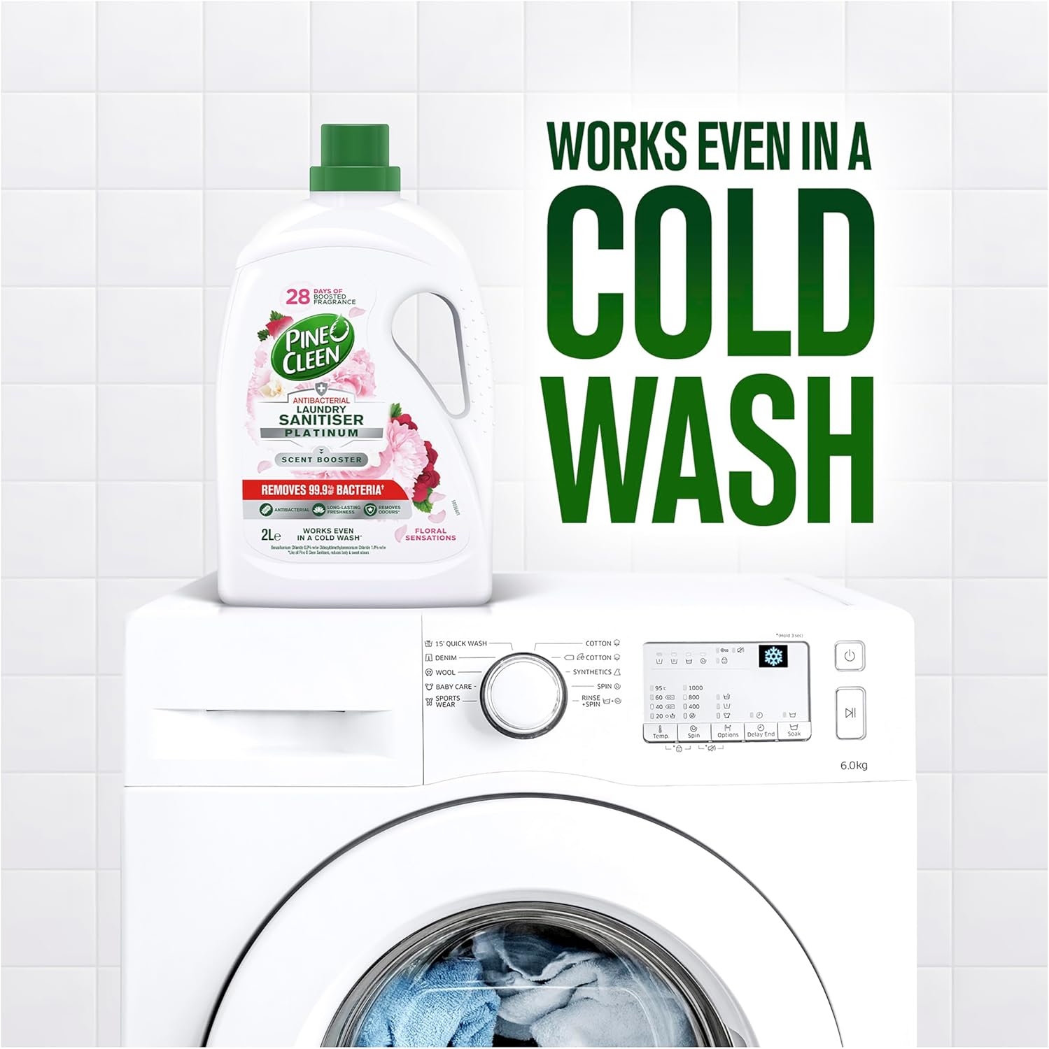 Pine O Cleen Platinum Floral Sensations Antibacterial Laundry Sanitiser 2L