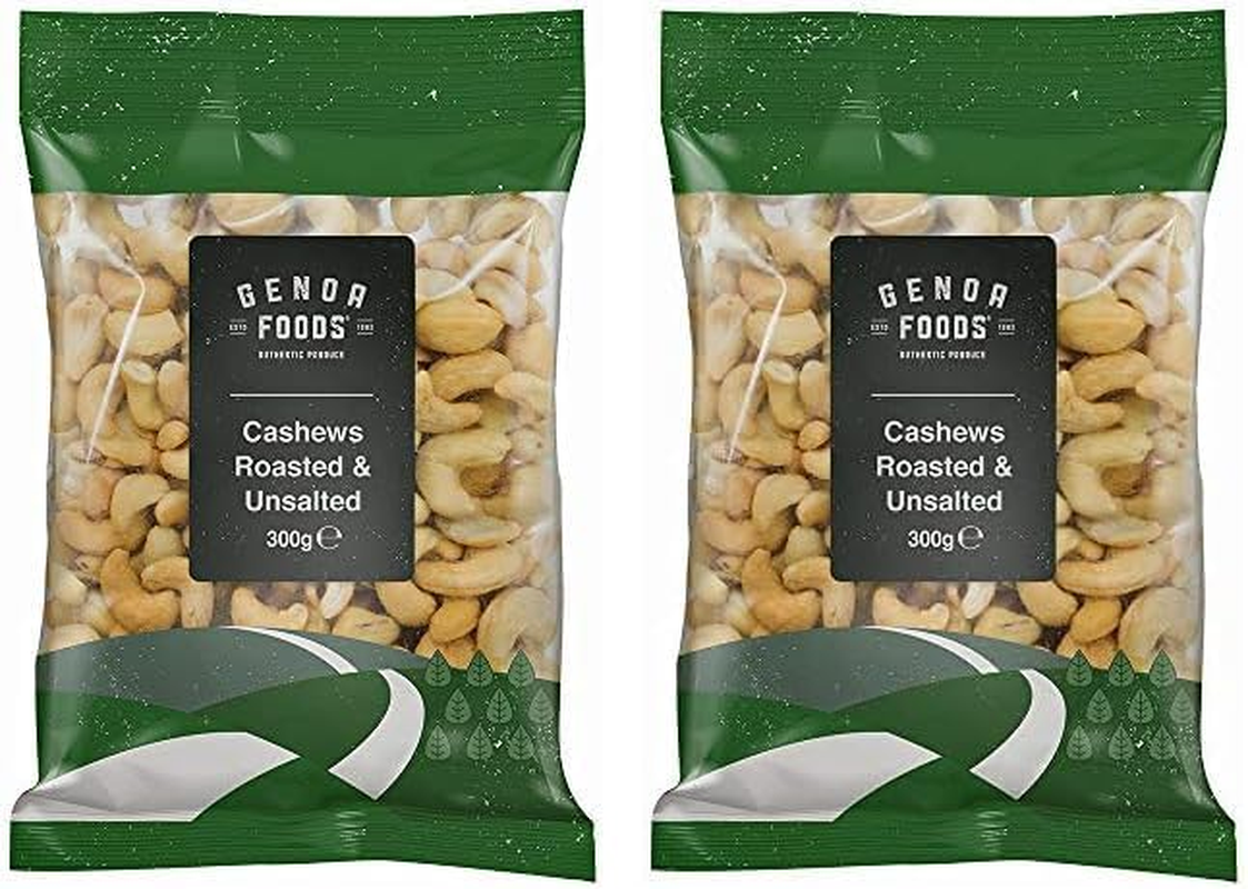Genoa Foods Cashews Roasted and Unsalted, 300 G, Cashews Roasted and Unsalted image number 1