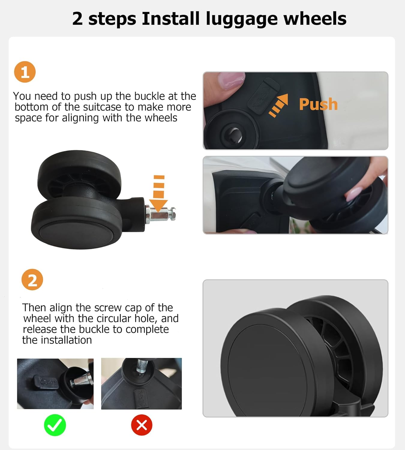 Feilario Aluminum Frame Hardside Spinner Wheels Luggage, Zipperless Checked Super Large Captain Suitcase with Cup Holder/Phone Holder, A-White, 30In, DF-1931 image number 4