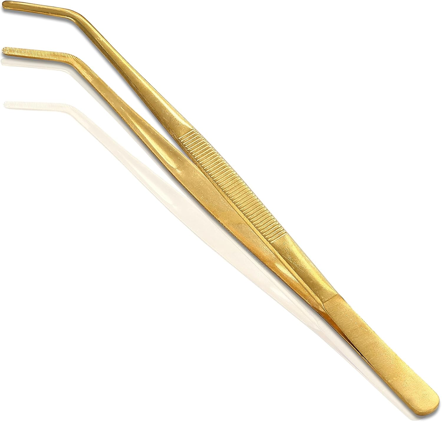 Evanda Kitchen Tweezers 30Cm/12 Easy Pickup, Heavy Duty Extra-Long Stainless Steel Cooking Tweezers Cooing Tong Dishwasher Safe