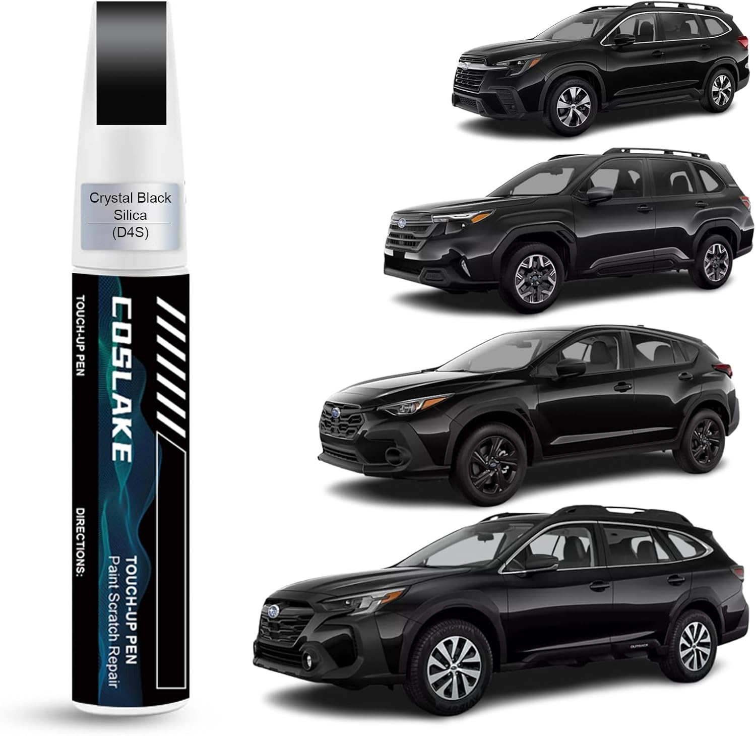 Car Touch up Paint(Magnetite Gray Metallic(P8Y)) for SUBARU, Car Paint Scratch Repair Kit, Quick & Easy Solution to Repair, 2 in 1 Scratch Remover Pen with Color-Matched