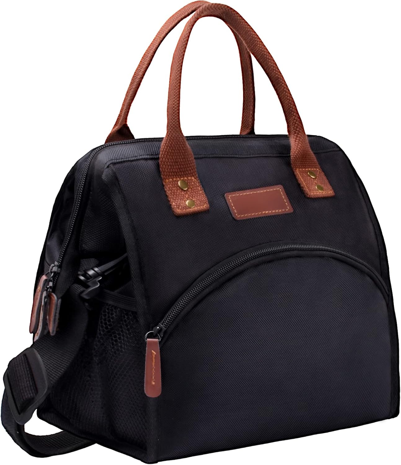 ZATOGOO Cool Bag Cool Backpack 20 L Double Layer Large Cool Bag Thermal Bag Picnic Bag Insulated Bag Waterproof Leak-Proof for Beach, Hiking, Family Trips Black