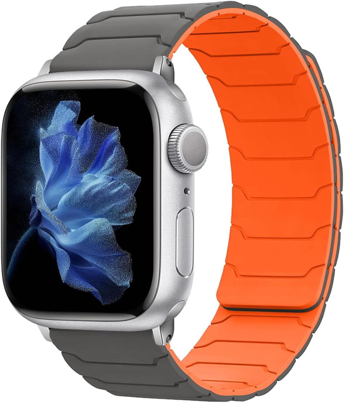 Hinnwer Magnetic Strap Compatible with Apple Watch Straps 46Mm 42Mm 41Mm 40Mm 38Mm 49Mm for Men Women, Strong Silicone Magnetic Sport Loop Bands for Apple Watch SE 2/Se/Series 10/9/8/7/6/5/4/3/2/1