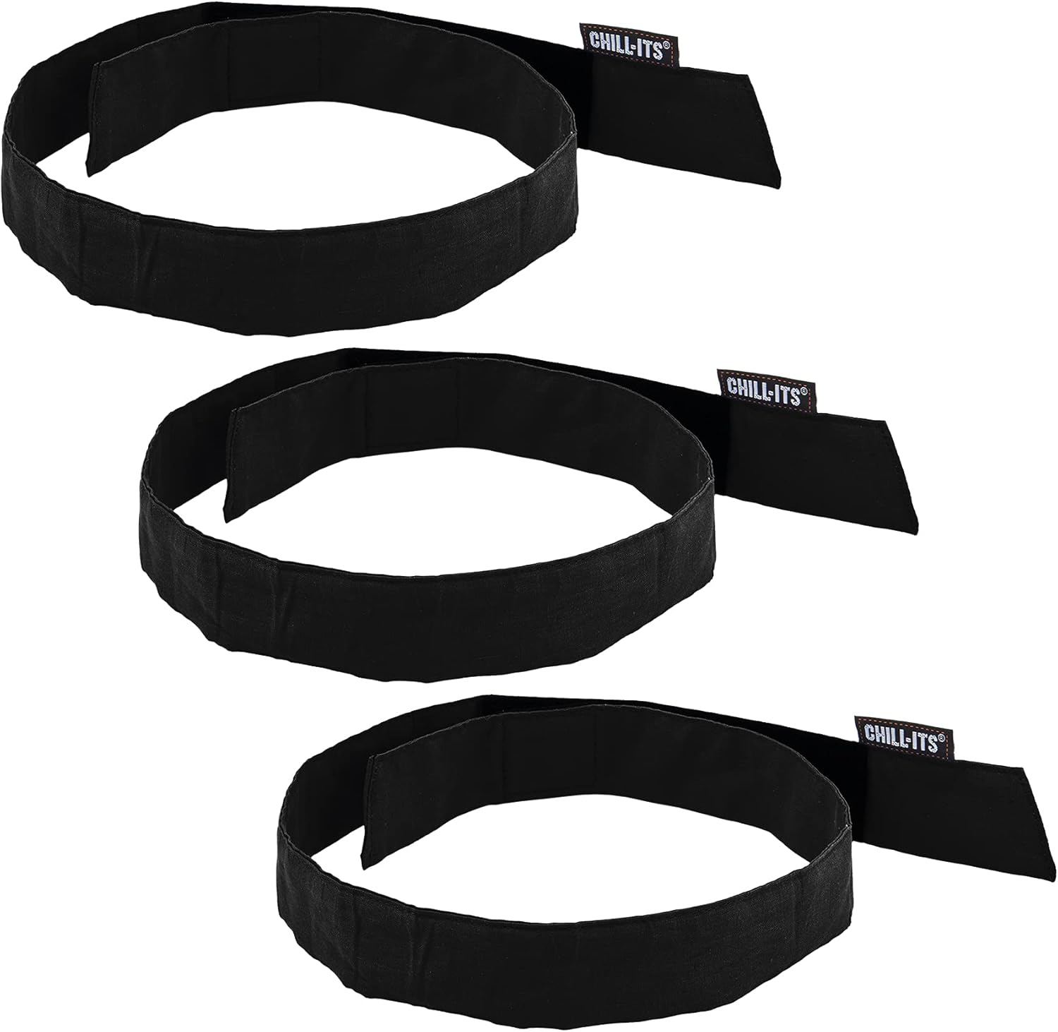 Ergodyne Chill-Its 6700CT Evaporative Cooling Bandana - Tie Closure, Navy Western