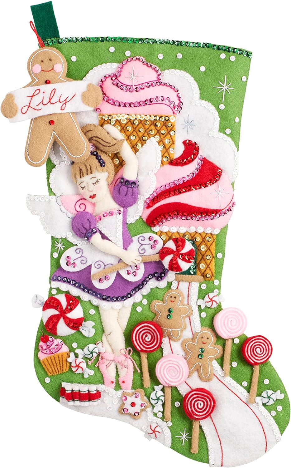 Bucilla Sugarland Fairy Stocking Kit image number 3