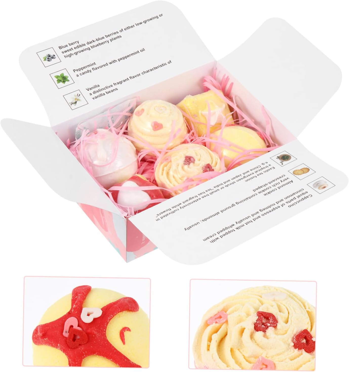 Mikinona Bath Salts Balls Set Skin Smoothing Moisturizing Whitening Exfoliating Effects