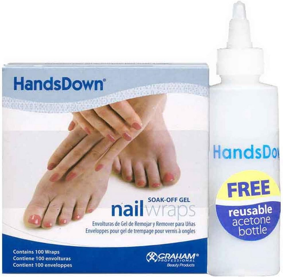 Graham Hands down Soak off Gel Nail Wraps, 100 Count image number 1