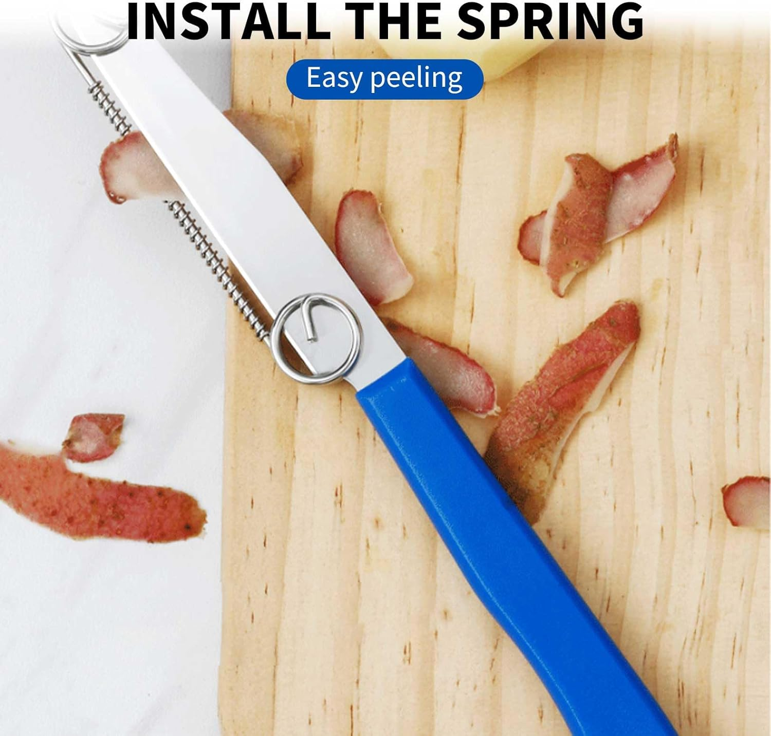 Giovannis Knives, Magic Knife, Giovanni Knife, 3-In-1 Compatible Green Elephant Knife, Greenelephant, Quick Cutting Knife, Magic Knife Italy, Magic Tool, Pack of 2 image number 6