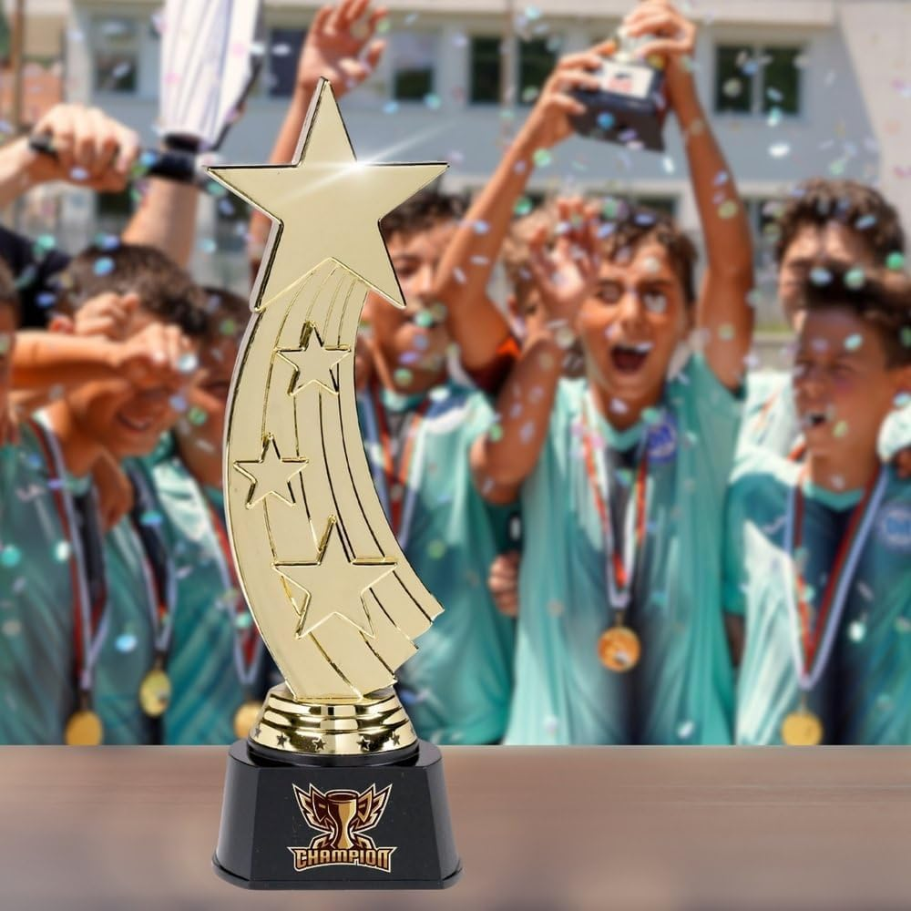 Amscan Hollywood Shooting Star Trophy, 24 Cm Length,Gold image number 4