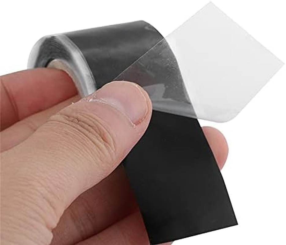 1.5/3M Multi-Purpose Self-Adhesive Strong Black Rubber Silicone Repair Waterproof Bonding Tape Rescue Self Fusing Wire (Color : Gray Tape, Size : 150Cm X 2.5Cm) image number 6