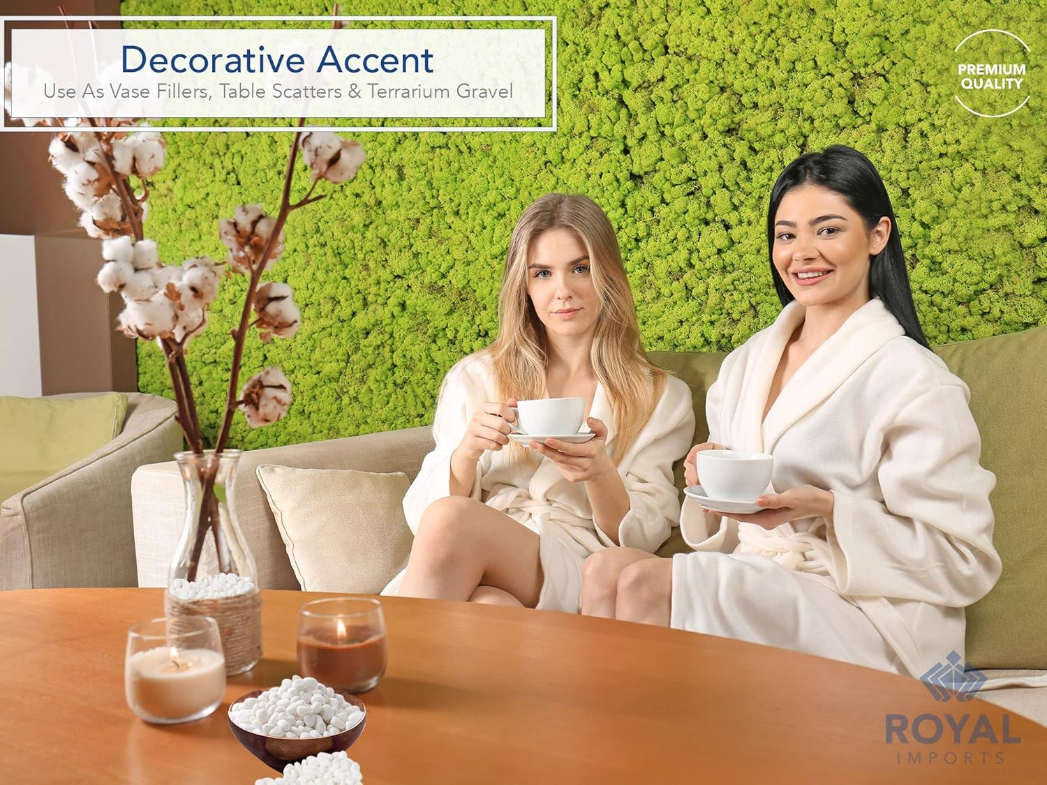 Royal Imports 5Lb Decorative Ornamental River Pebbles Rocks for Fresh Water Fish Animal Plant Aquariums, Landscaping, Home Decor Etc. with Netted Bag (Small, Light) image number 3