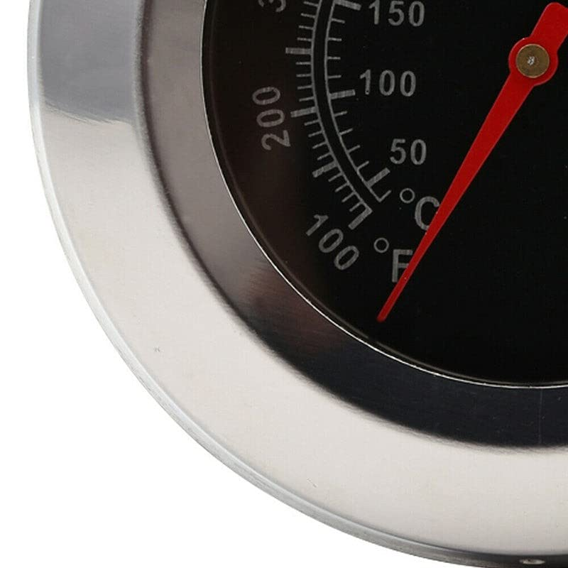 AIMALL Stainless Steel BBQ Smoker Grill Thermometer Temperature Gauge 50-500℃, Easy-To-Read Dial, Durable, Waterproof, Perfect for Outdoor Cooking & Grilling