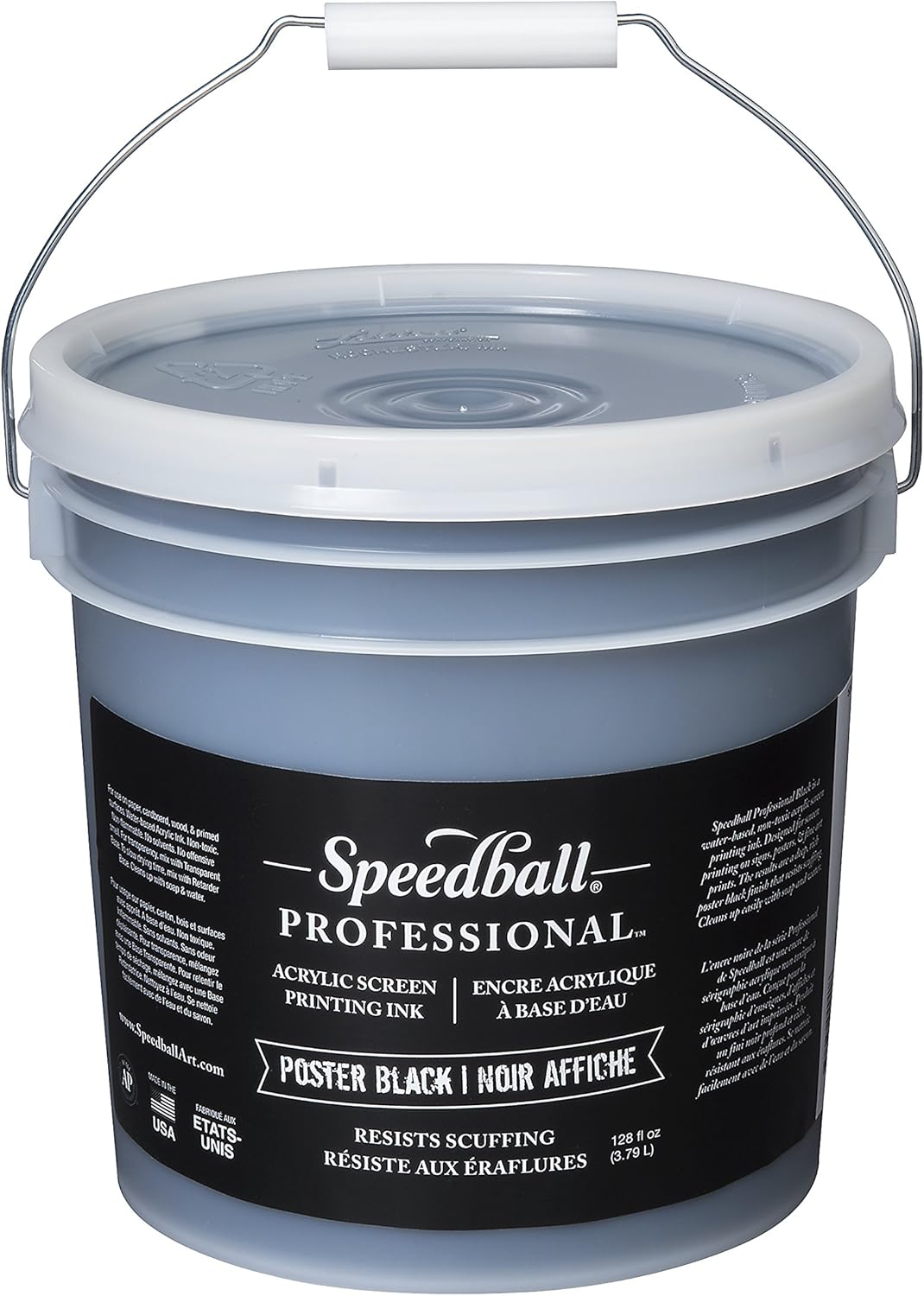 Speedball Acrylic Screen Printing Ink 946 Ml, Dark Blue image number 5