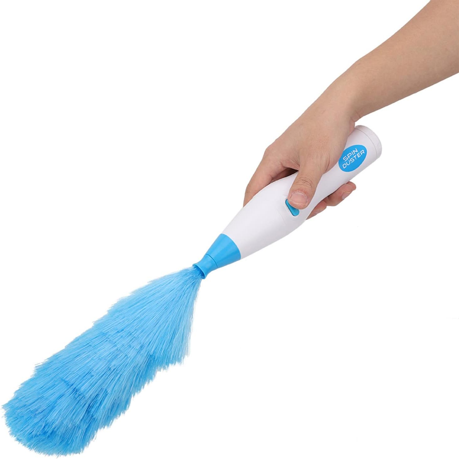 Electric Feather Duster with Bendable Design for Dusting, Window Blinds Furniture Tool for Home and Office