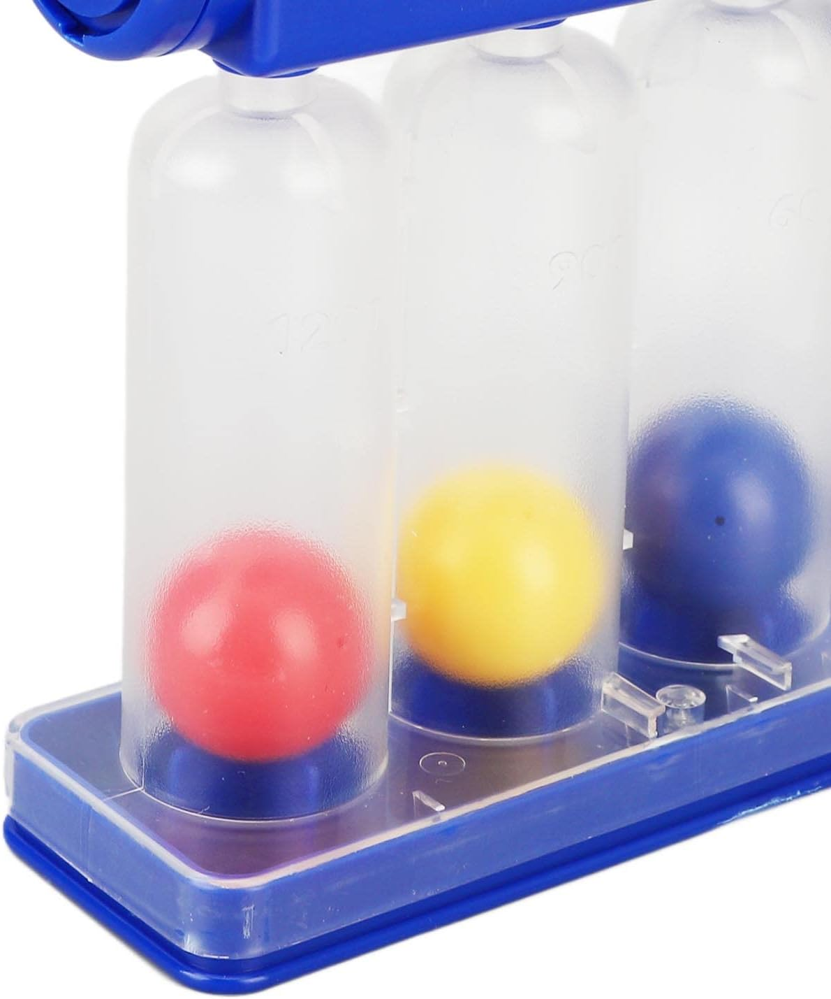 Deep Breathing Lung Exerciser, 3 Color Coded Balls, 600Cc to 1200Cc Breath Measurement System, Deep Breathing Exercise for Lung Recovery, Deep Breathin Training for Most People image number 6