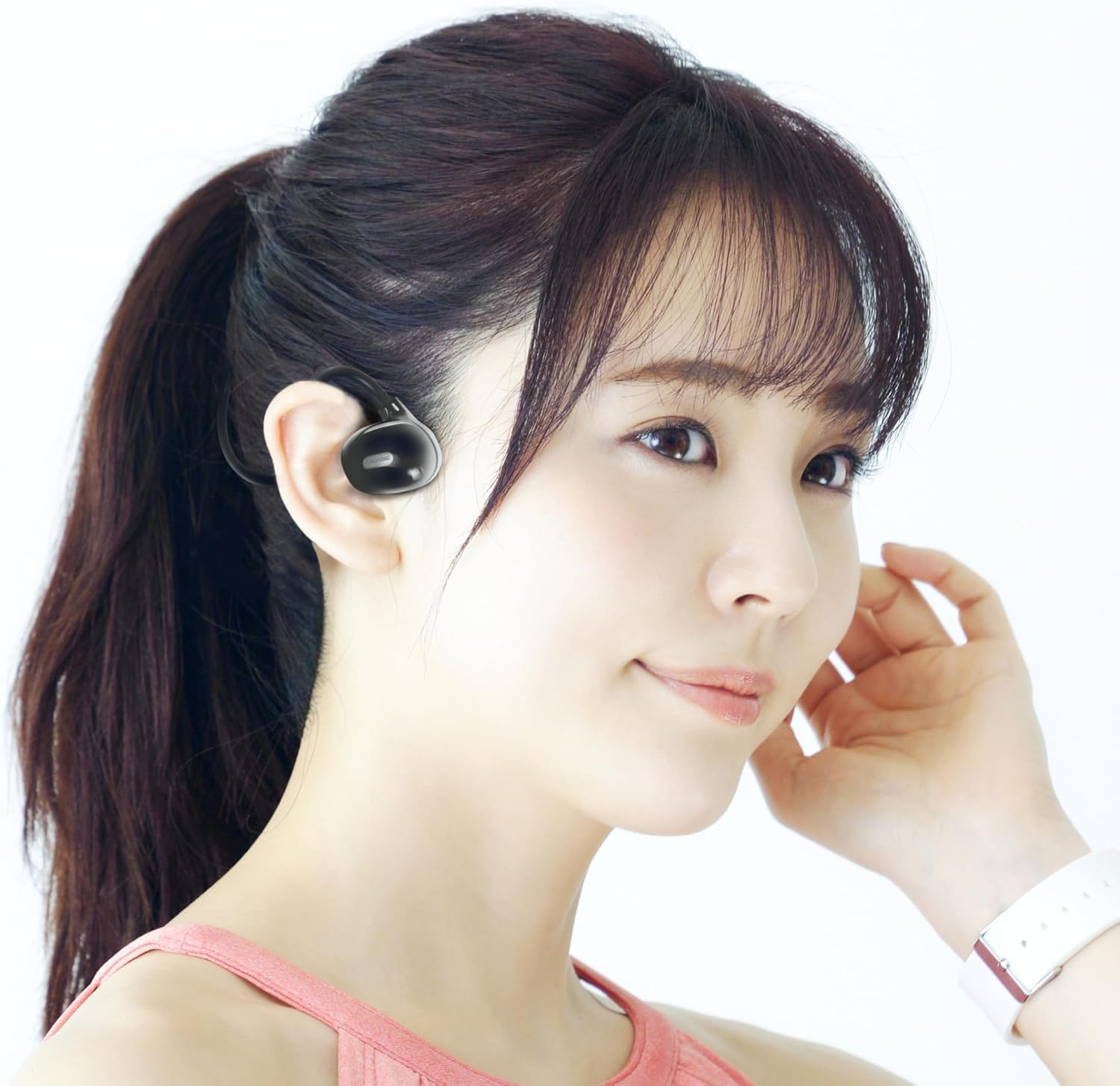 Grundig Wireless Bluetooth Headphones - Bone Conduction Headset with 5 Hours Playback Time - Wireless Earphones for Music and Hands-Free Calling - Air Bud Includes USB-C Charging Cable image number 1