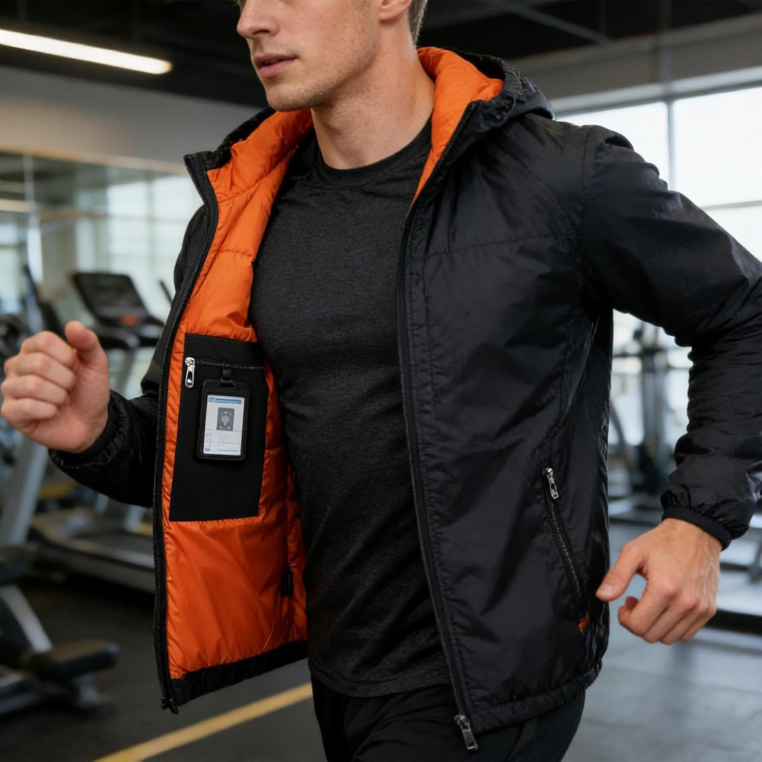 Pockets for Clothing - Anti-Theft Security Zipper Pouch, Sew in Side Pocket, Concealed Black Canvas Wallet Pockets, Zippered Insert for Outerwear | Clothing Pocket, Jacket Clothes Coat Sweatshirt Shir image number 4