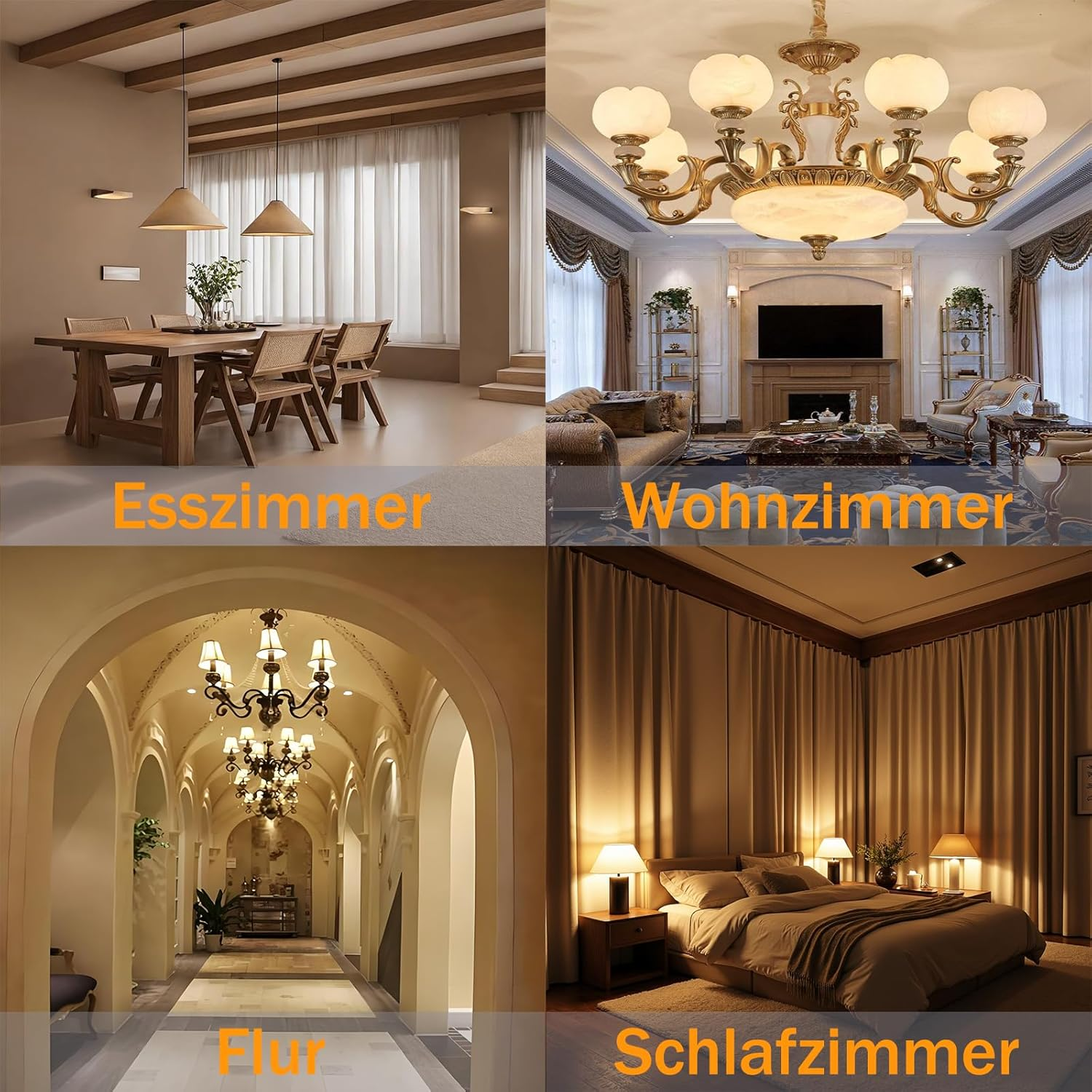 Queeplo E27 LED Bulb 16 W 3000 K (Pack of 5) image number 3