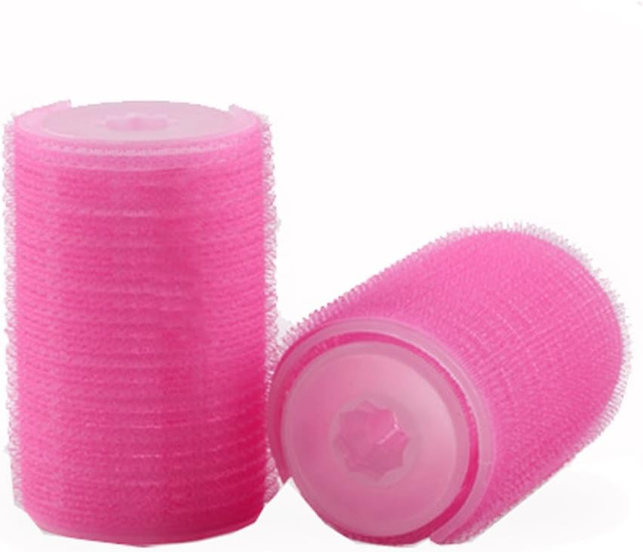 2PCS Double-Layer Bangs Hair Curlers Roller Hair Styling Tools, Pink image number 1
