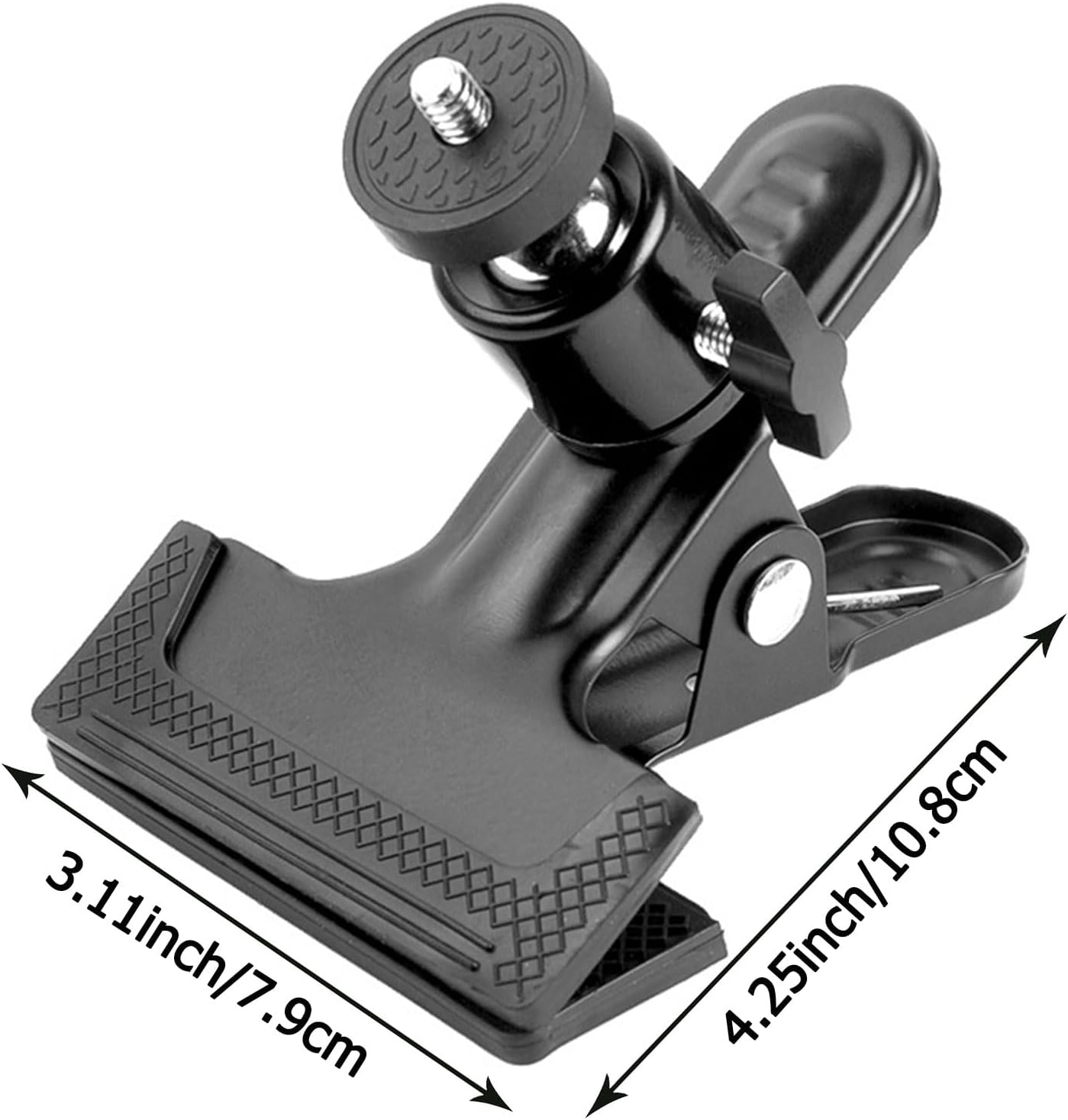 Hejo Clamp Holder, Quick Couplings Plates, Hejo Clamp Holder, Metal Tripod Clamp, 360 Degree Camera Flash Holder, Camera Flash Mount Set, Multifunctional Tripod Clamp, Clamp Tripod Flash Rail, 2