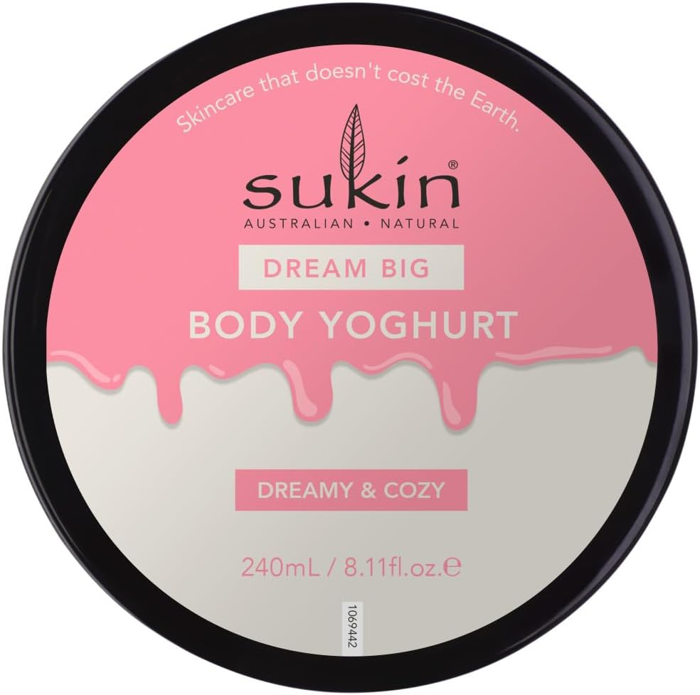 Sukin Moody Body Yoghurt 240Ml Floral & Sandalwood, Natural Hydrating Lotion with Hyaluronic Acid & Chamomile, Australian Made & Owned, Vegan, Cruelty-Free image number 4