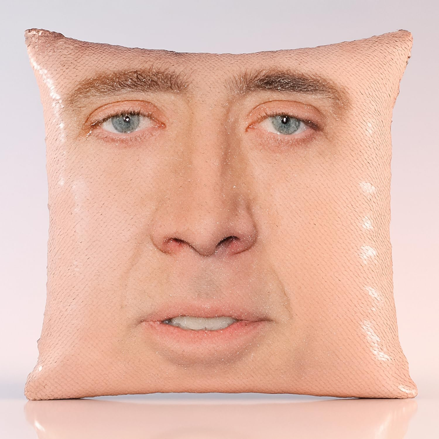 Reversible Sequin Cushion Cover 40X40Cm, Decorative Throw Pillow Case with Hidden Zipper, Funny Sensory Pillow Cover for Sofa Home Decor (1 Piece) - SZTTY image number 3