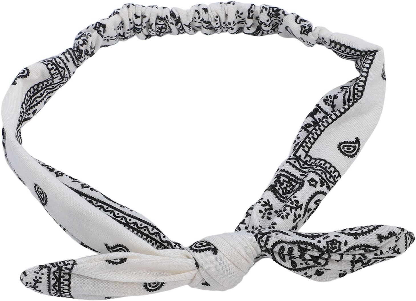 10 Packs Floral Print Soft Elastic Headbands, Fashion Sport Cute Hair Accessories, Twist Turban Hair Wraps, Summer Hair Accessories, for Women and Girls image number 1