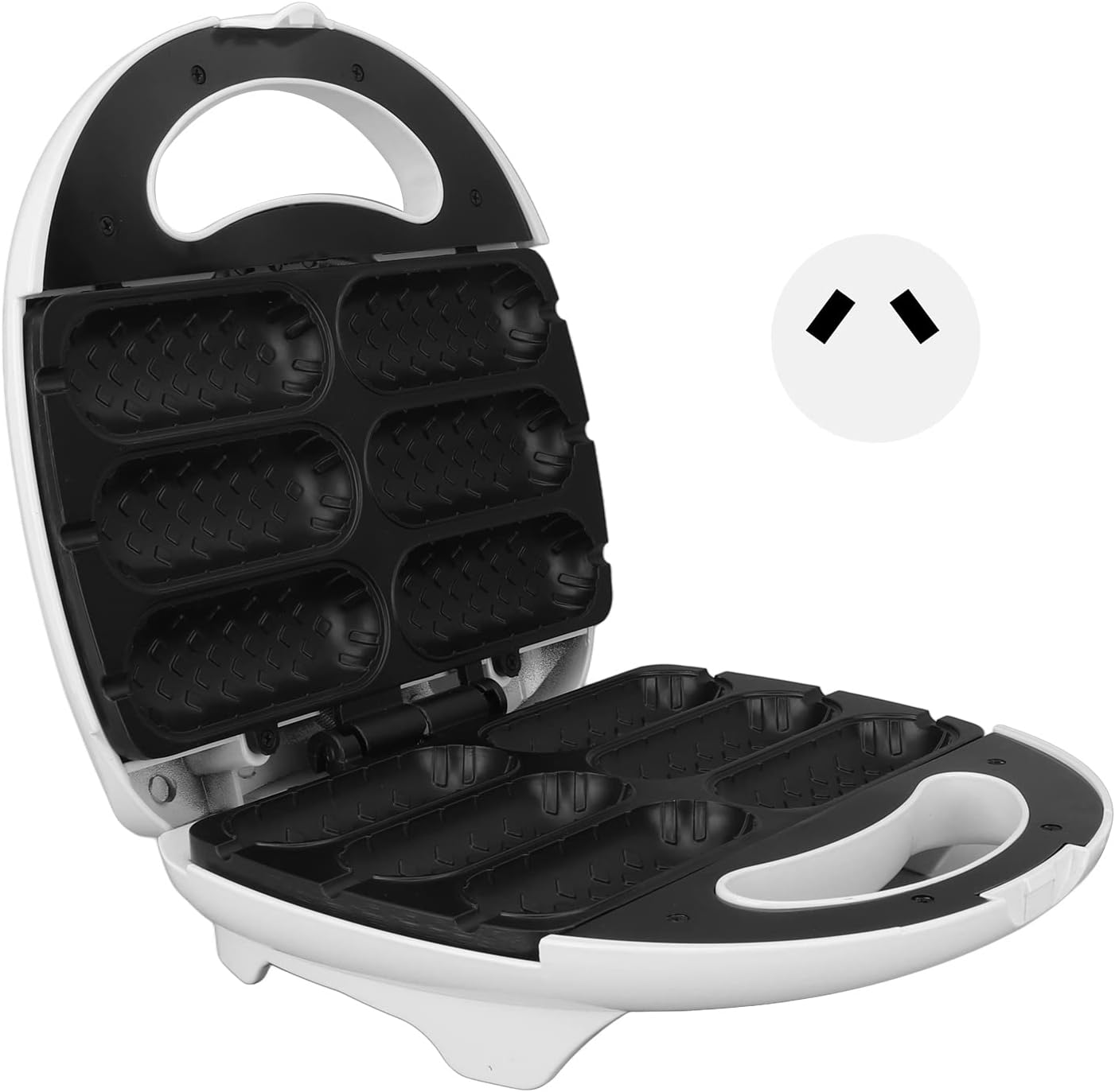 Waffle Hot Dog Maker, Side Opening Design Corn Dog Machine for Home (AU Plug 220‑240V) image number 2