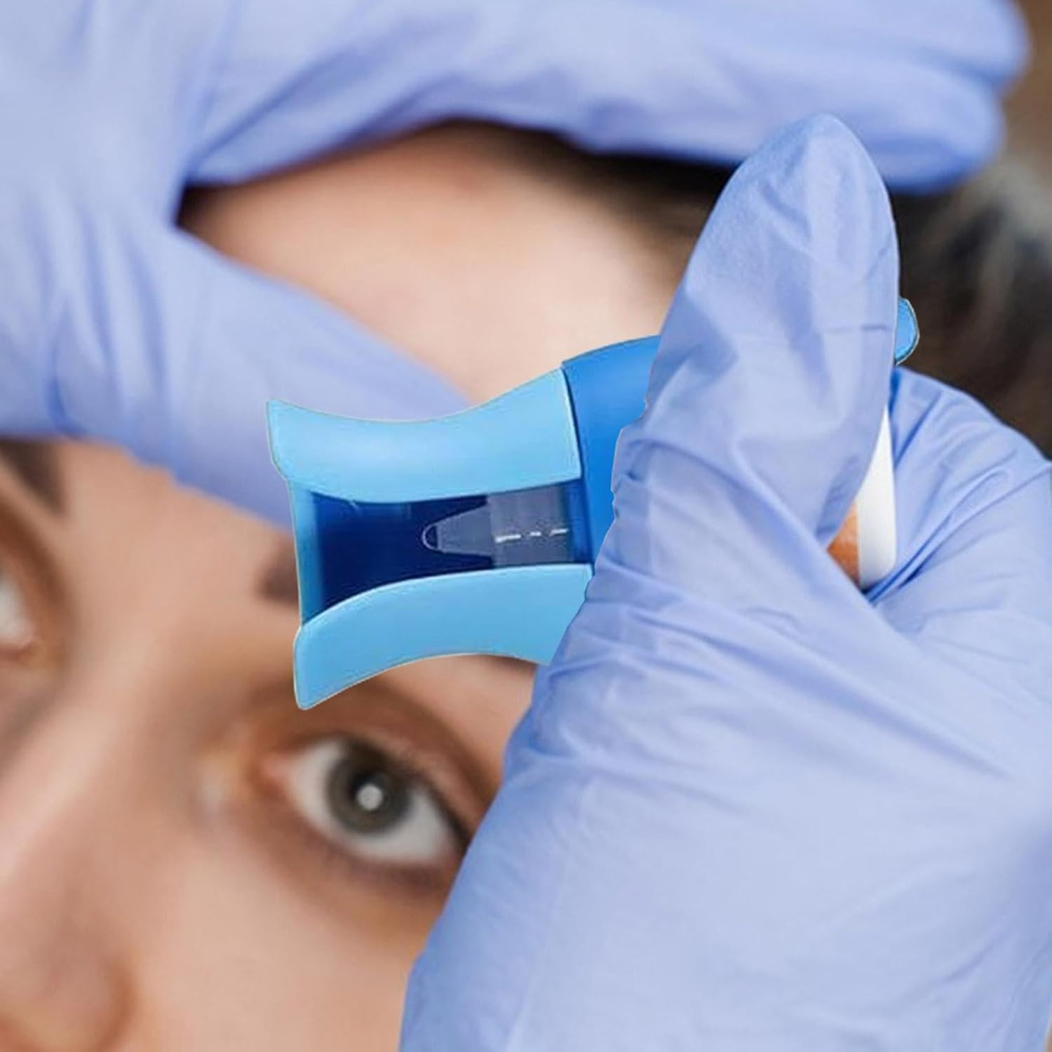 Eye Drop Dispenser | Portable Eye Dropper Cup Eye Drop Guide,Hygienic Safe Eye Drop Holder Eye Dropper Aid Tool for Easy Application image number 6