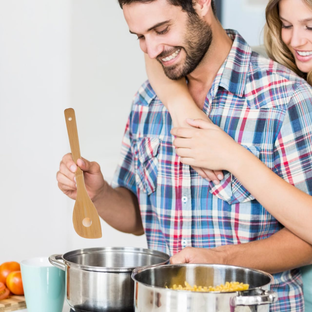 Cabilock 1PC Drink Swizzle Stick Stirring Spoon Jam Spoons Mixing Cooking Spoons Wood Stirring Rod Risotto Spoon Coffee Mixing Spoon Wood Tea Spoon Wood Spatula Drink Stick Wooden image number 2