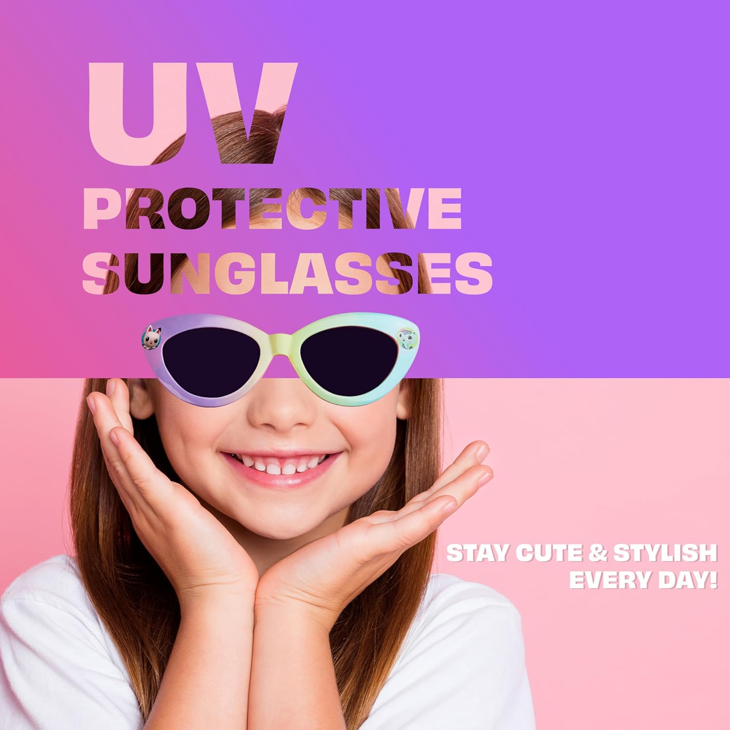 Gabbys Dollhouse Handbag Girls with Cat Ears Headband, UV Sunglasses & Hair Accessories - Girls Gifts image number 5