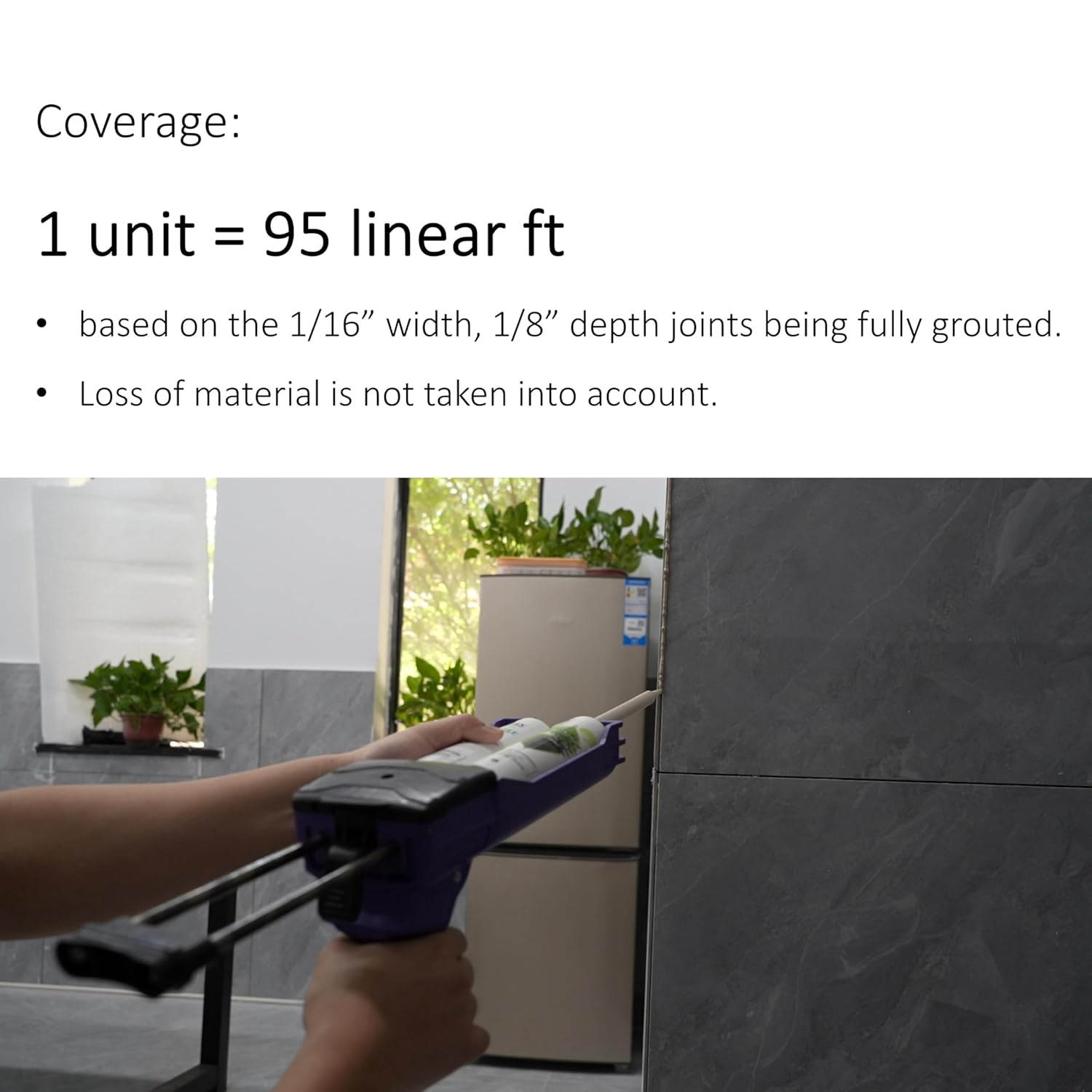 Epoxy Grout & Tools for Tile & Stone, Waterproof, Stain, Mold, Mildew, Crack & Chemical Resistant for Floor & Wall, Ready to Use, Easy to Apply & Clean (Beige, Sanded, with TK1N)