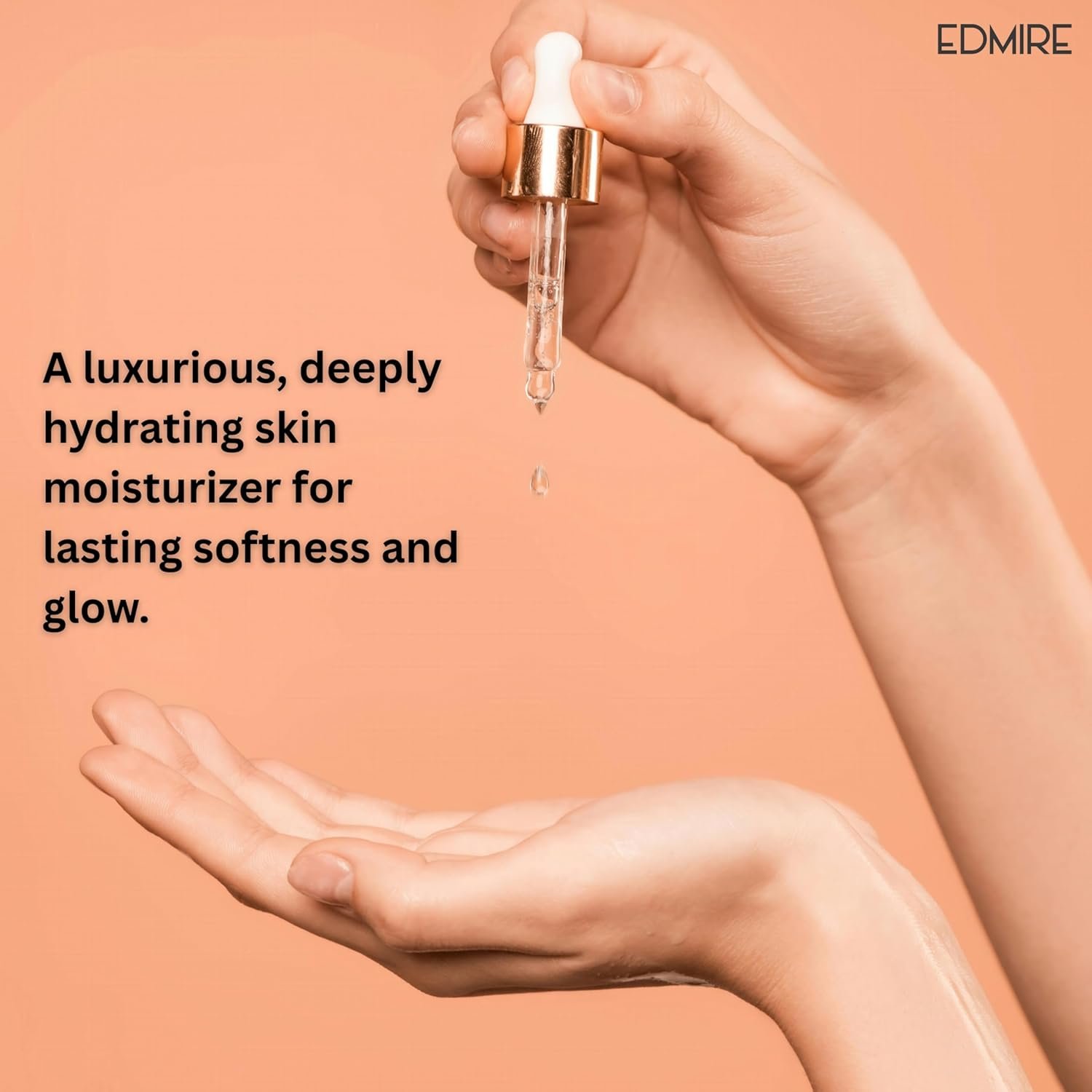 EDMIRE Organic Castor Oil, 100% Pure Cold Pressed Hexane Free Castor Oil for Hair Growth, Eyelashes, Eyebrows Skin & Scalp. Unrefined Natural Hair Oil for Hair & Scalp Treatment, 100Ml image number 2