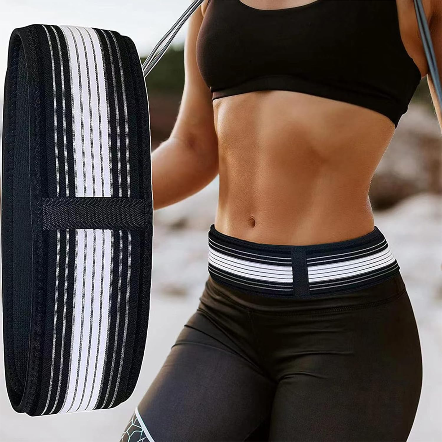 XUTONG Sacroiliac Hip Belt for Women, Dainely Premium Belt, Alleviate Sciatic, Pelvic, Lower Back Pain, Stabilize SI Joint, Anti-Slip and Pilling-Resistant image number 4