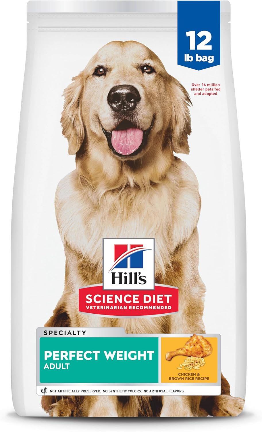 Hill'S Science Diet Adult Perfect Weight Chicken Recipe Dry Dog Food 5.44 Kg image number 3