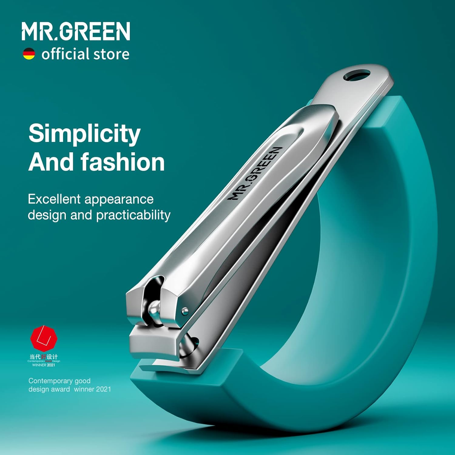 MR.GREEN Nail Clippers Simplicity and Fashion Fingernail Clippers Nail Cutter Stainless Steel Nail Scissors with Nail Files Multicolored image number 4